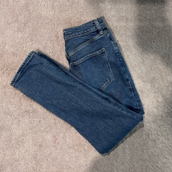 Agolde Riley High Rise Crop, Frequency, 26 - Picture 5 of 7